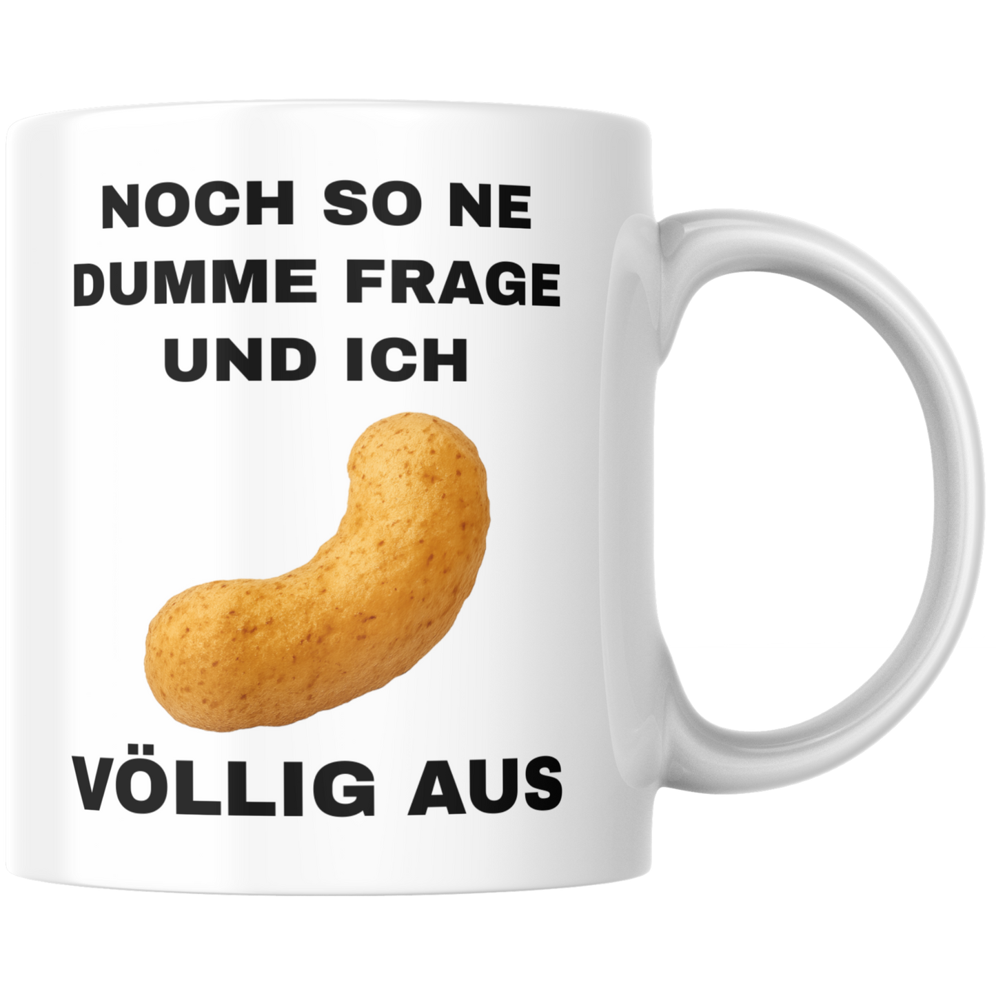 Noch So Ne Dumme Frage Und Ich Flipp Völlig Aus Erdnussflip Wortspiel Kaffee Tasse