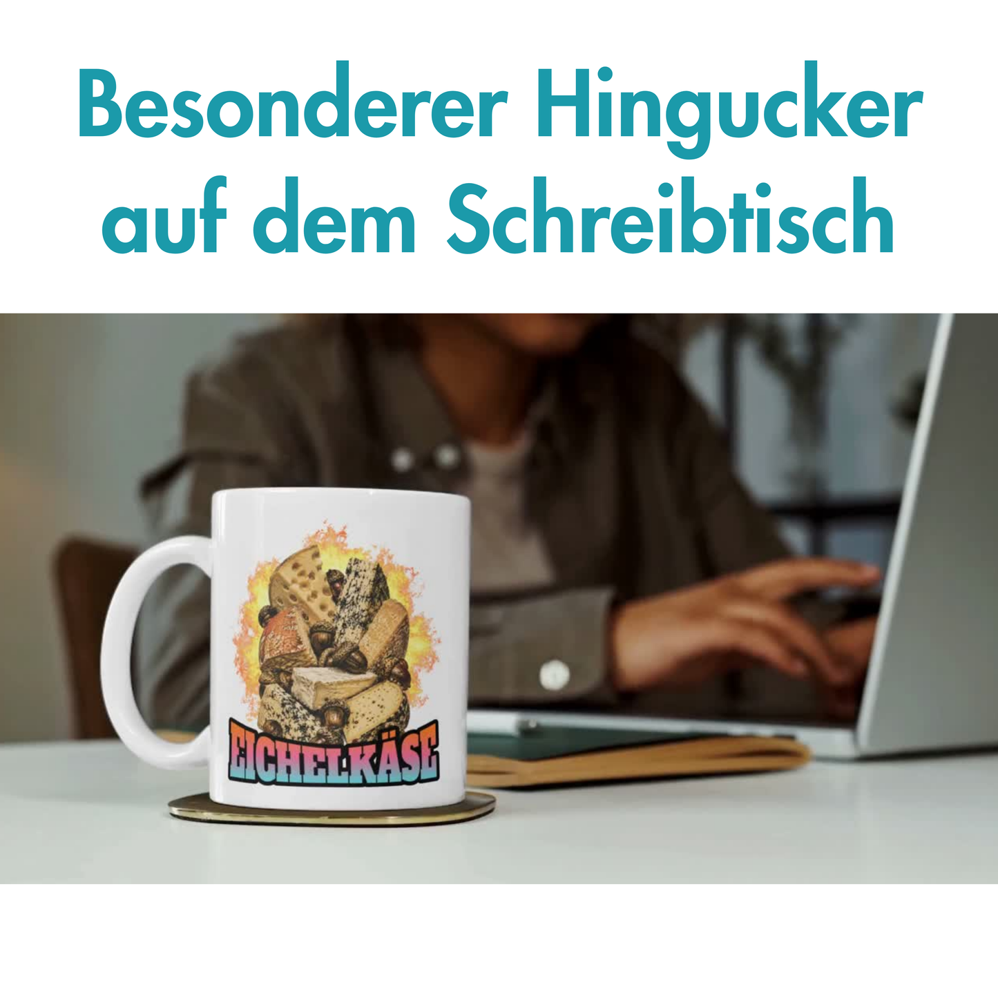 Eichelkäse Bootleg Meme Kaffee Tasse