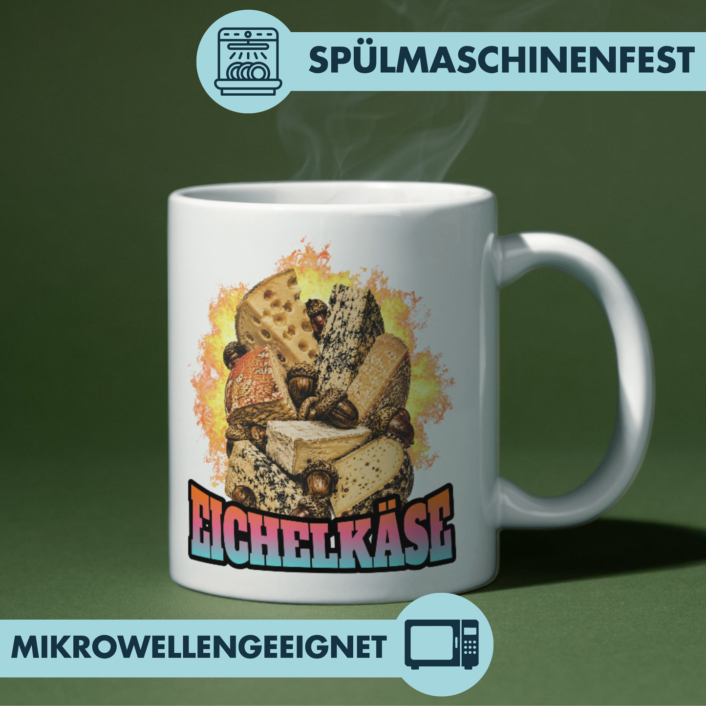 Eichelkäse Bootleg Meme Kaffee Tasse
