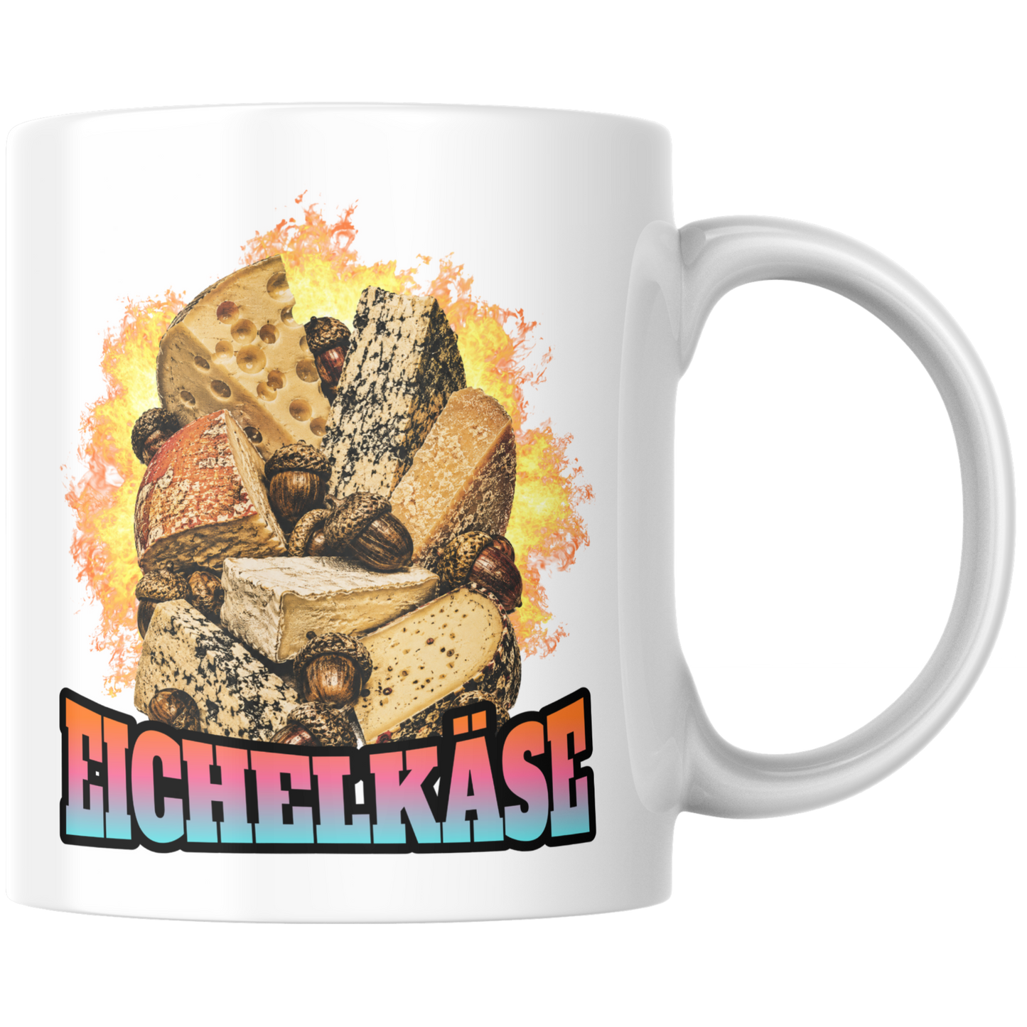 Eichelkäse Bootleg Meme Kaffee Tasse
