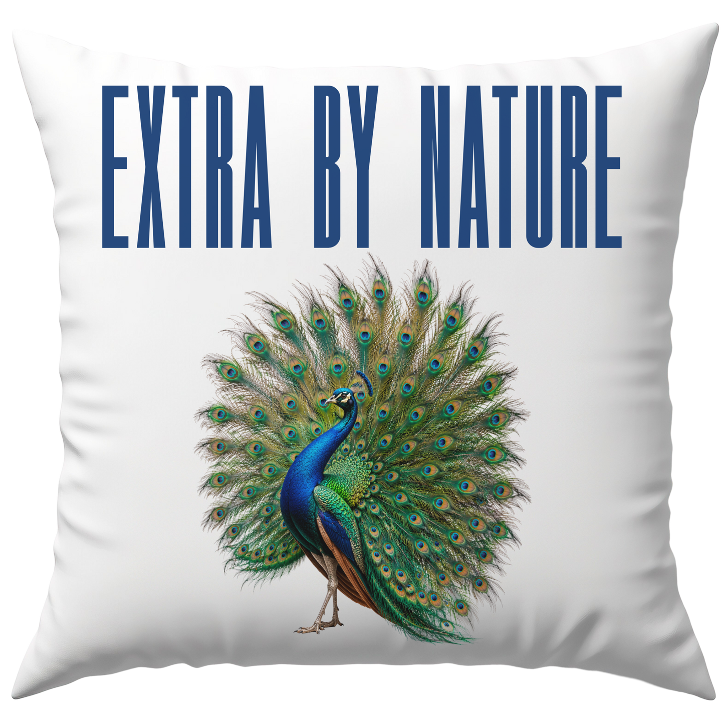 Extra By Nature Pfau Deko Kissen