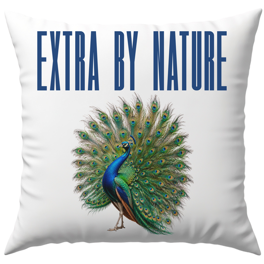 Extra By Nature Pfau Deko Kissen