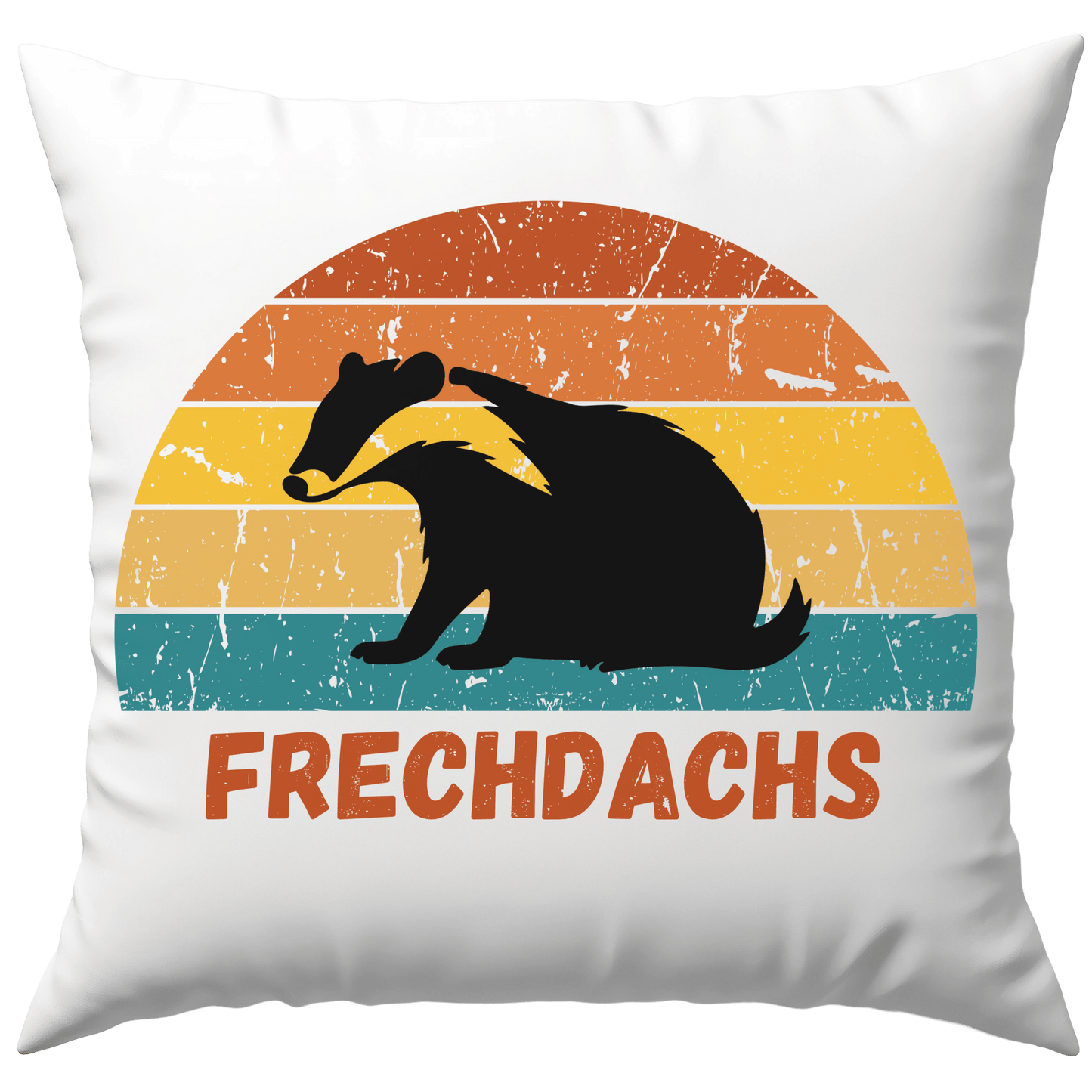 Frechdachs Dachs Wortspiel Deko Kissen