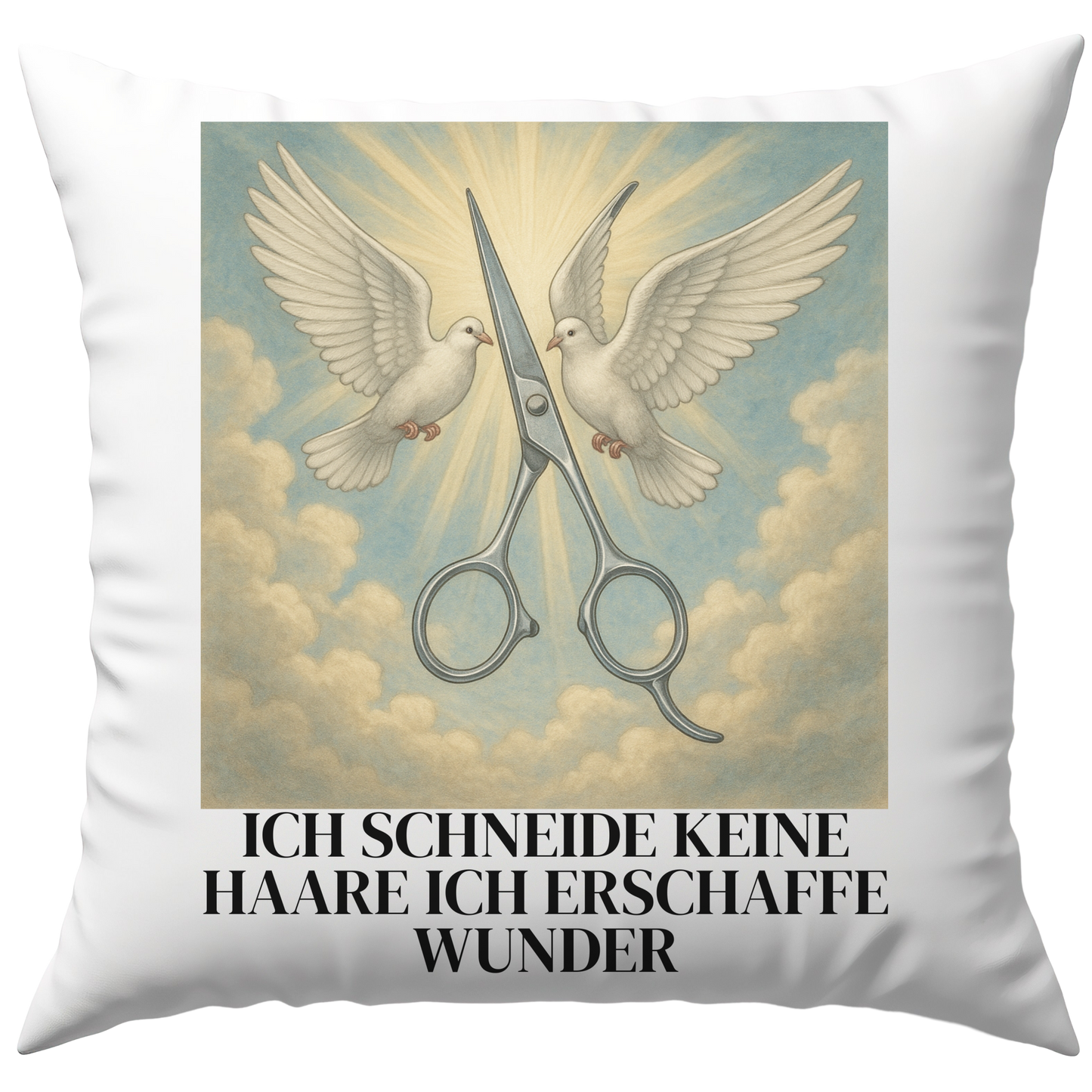 Ich Schneide Keine Haare Ich Erschaffe Wunder Friseur Friseurin Deko Kissen