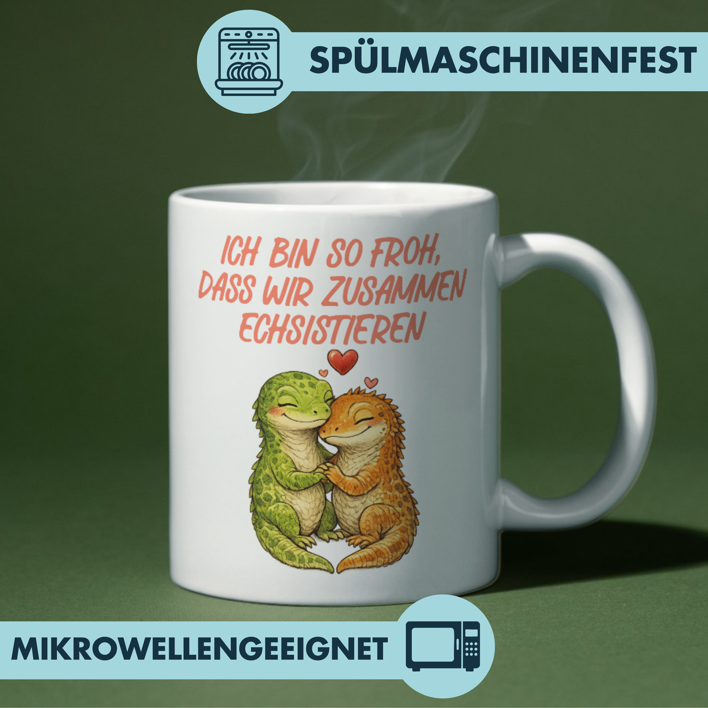 Ich Bin So Froh Dass Wir Zusammen Echsistieren Liebe Kaffee Tasse