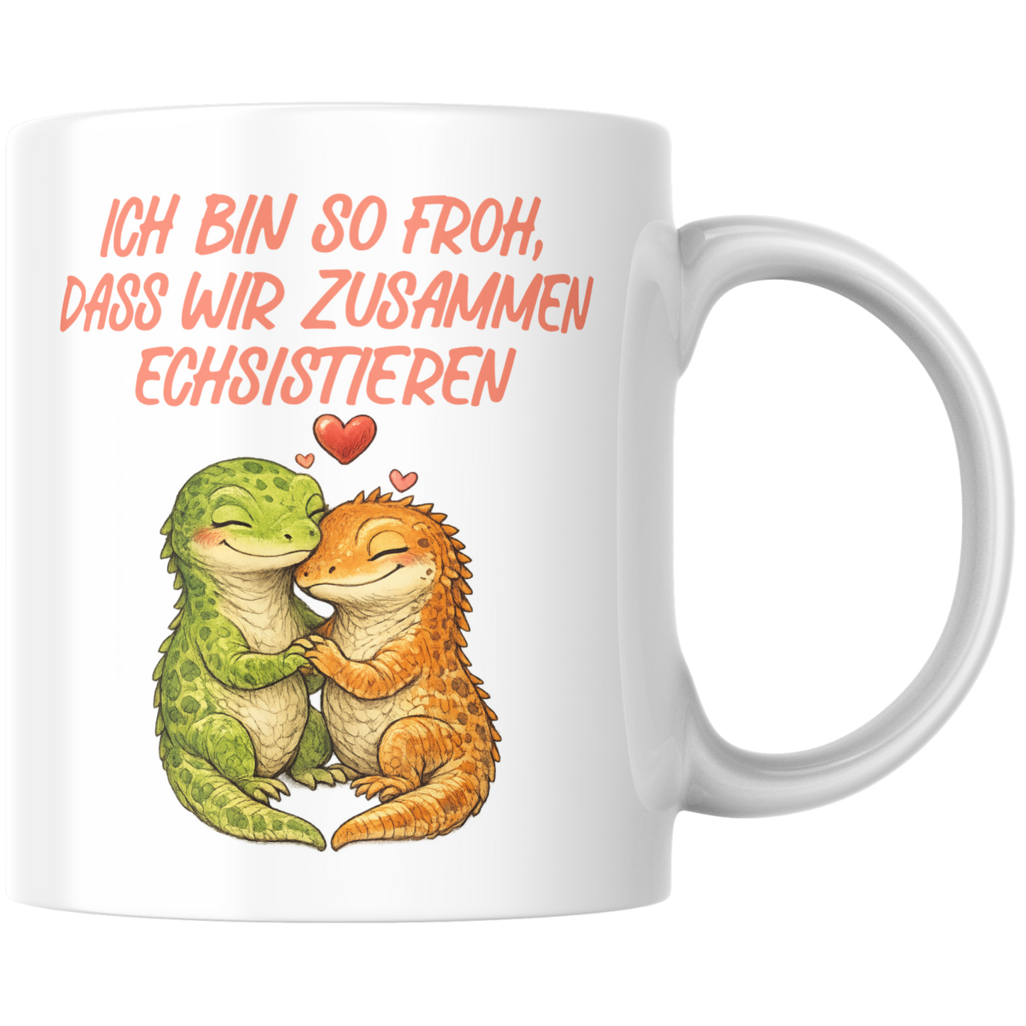 Ich Bin So Froh Dass Wir Zusammen Echsistieren Liebe Kaffee Tasse