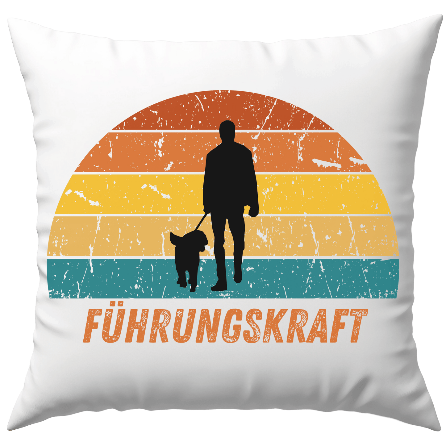 Führungskraft Gassi Gehen Hund Deko Kissen
