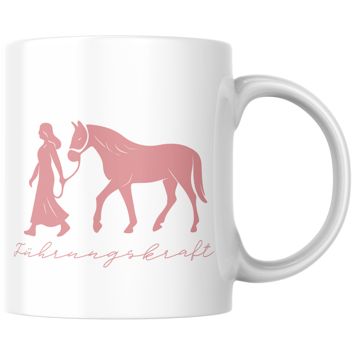 Führungskraft Pferd Reiten Wortspiel Kaffee Tasse