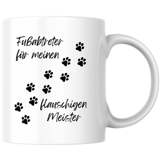 Fußabtreter Für Meinen Flauschigen Meister Haustier Hund Katze Kaffee Tasse