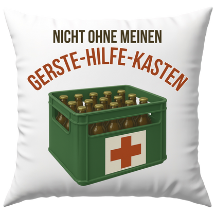 Nicht Ohne Meinen Gerste-Hilfe-Kasten Bier Deko Kissen