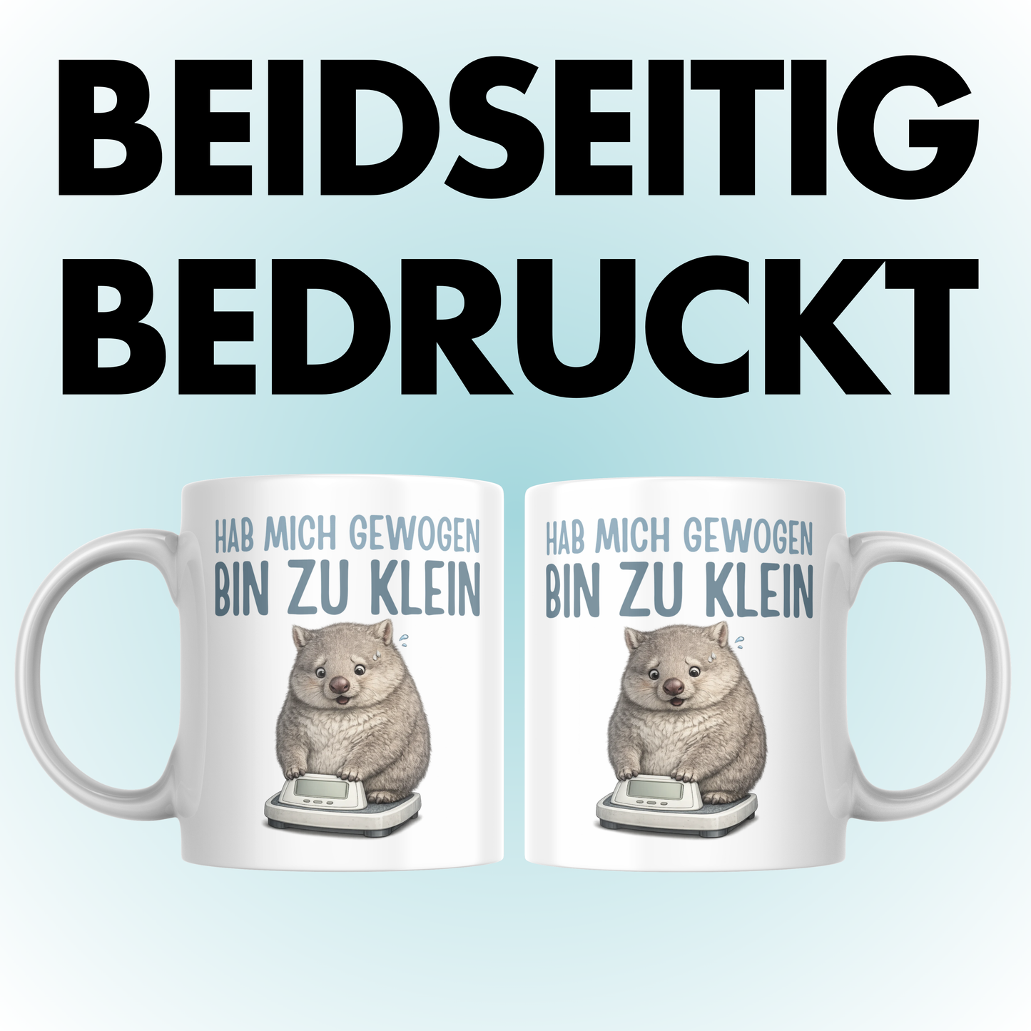 Hab Mich Gewogen Bin Zu Klein Kaffee Tasse