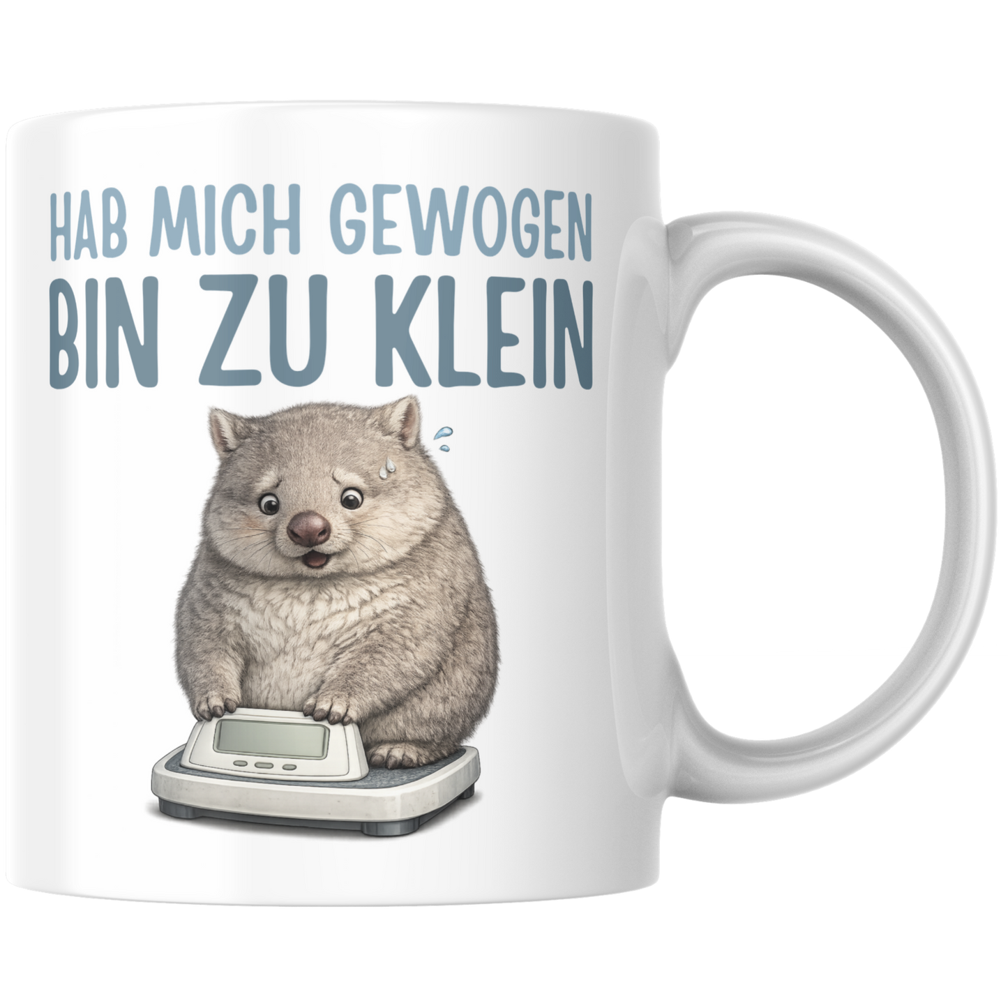 Hab Mich Gewogen Bin Zu Klein Kaffee Tasse