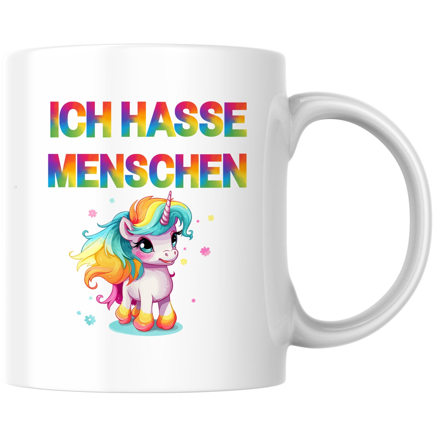 Ich Hasse Menschen Einhorn Menschenhass Kaffee Tasse