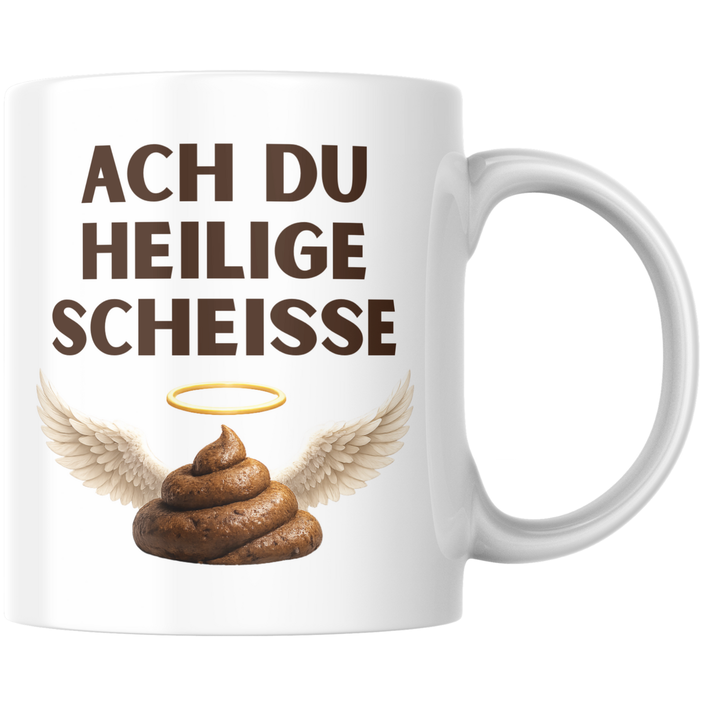 Ach Du Heilige Scheiße Wortspiel Kaffee Tasse