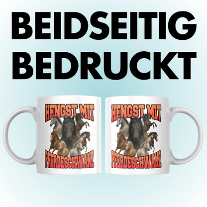 Hengst Mit Pferdeschwanz Bootleg Kaffee Tasse