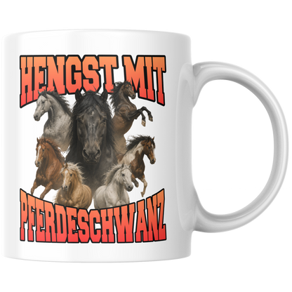 Hengst Mit Pferdeschwanz Bootleg Kaffee Tasse