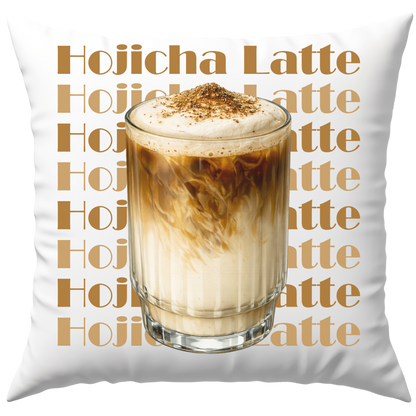 Hojicha Latte Tee Deko Kissen