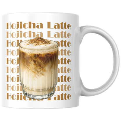 Hojicha Latte Tee Kaffee Tasse