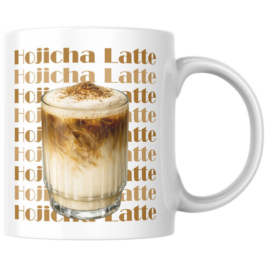 Hojicha Latte Tee Kaffee Tasse