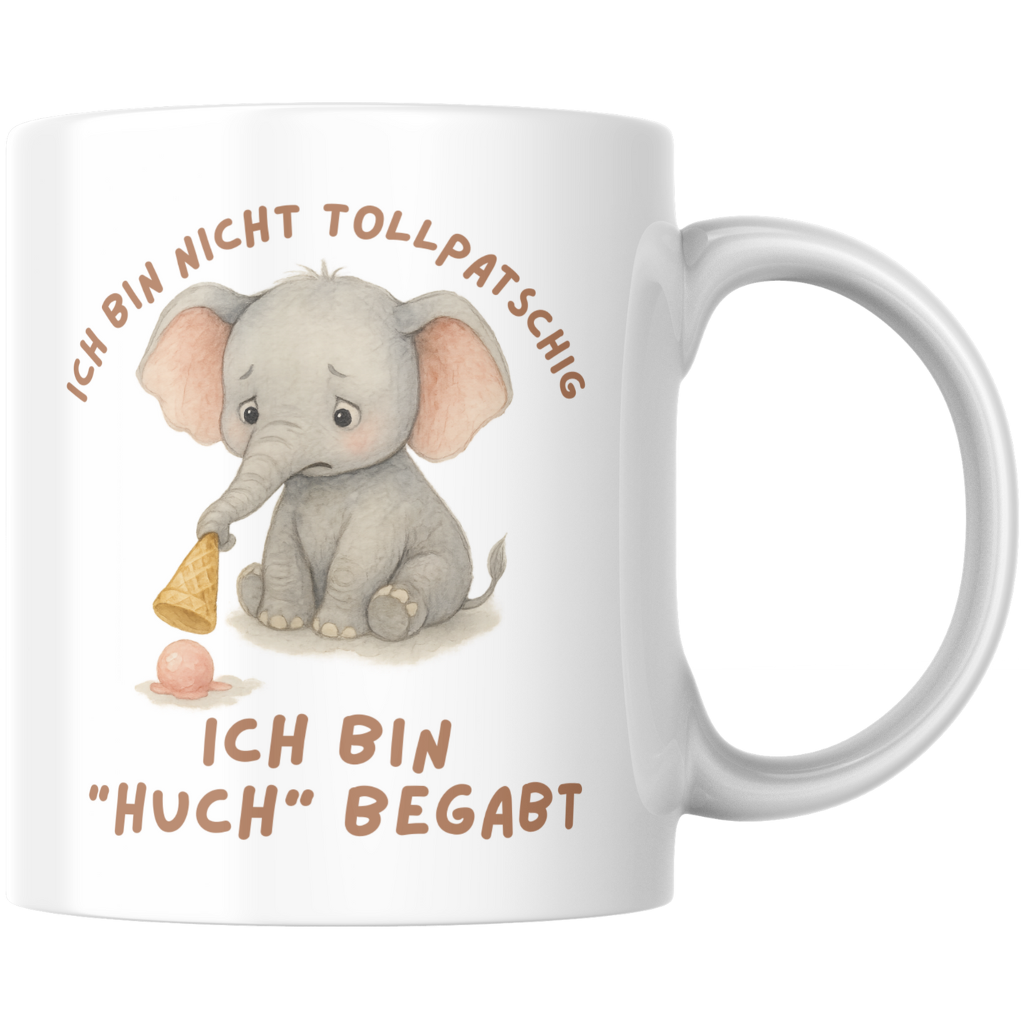 Ich Bin Nicht Tollpatschig Ich Bin Huch Begabt Kaffee Tasse