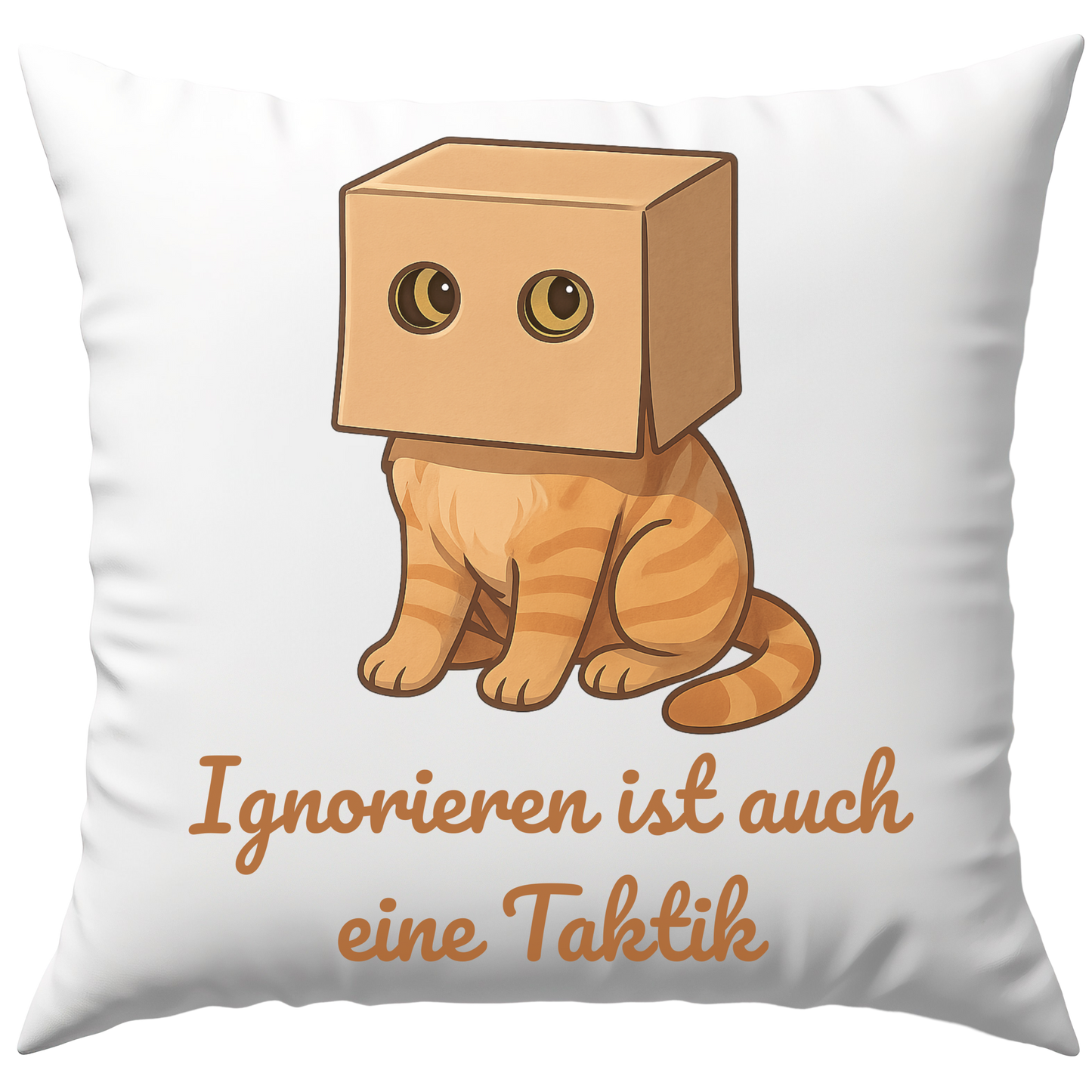 Ignorieren Ist Auch Eine Taktik Katze Deko Kissen