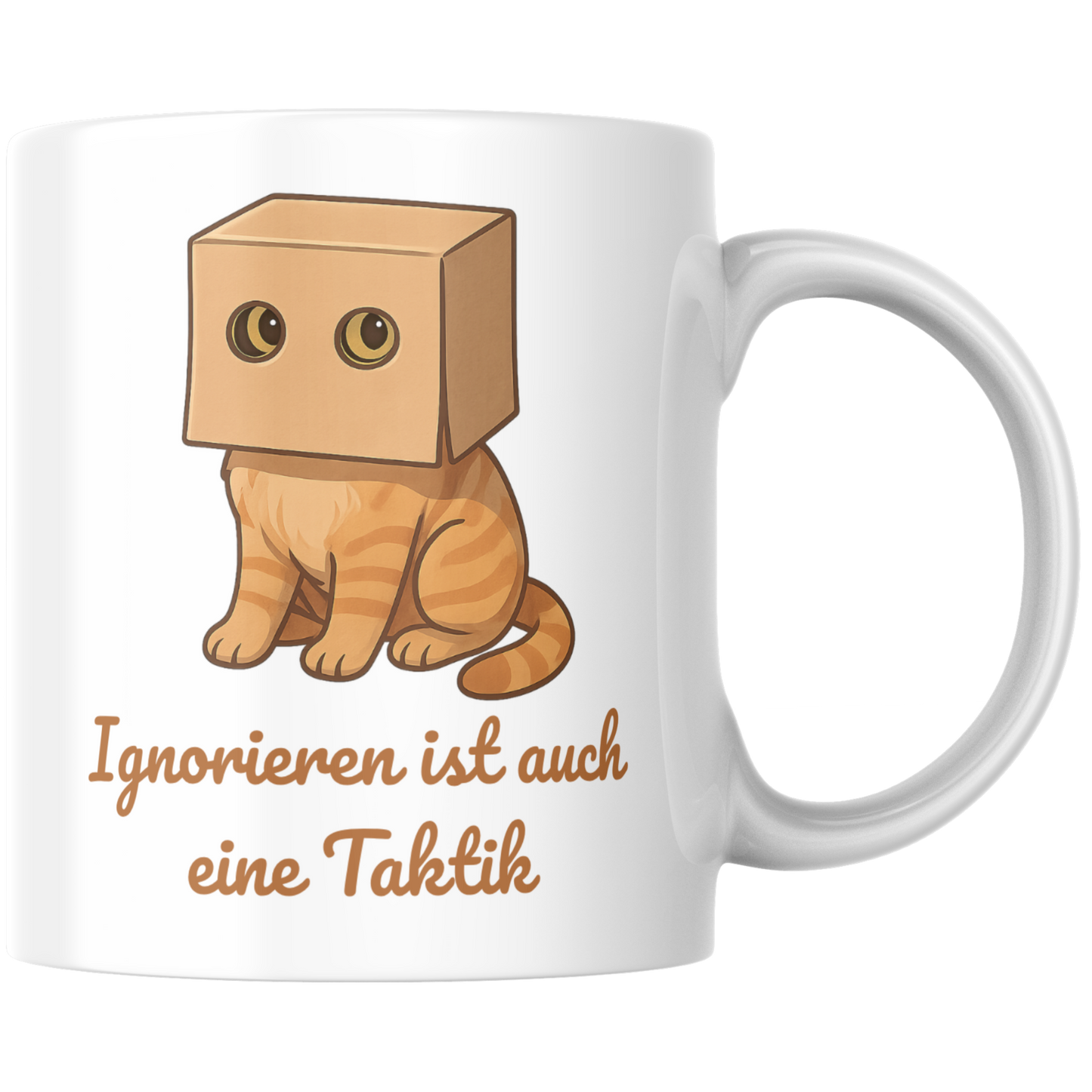 Ignorieren Ist Auch Eine Taktik Katze Kaffee Tasse