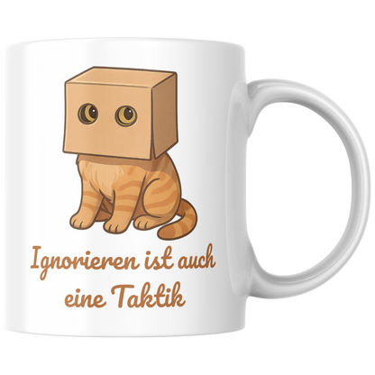 Ignorieren Ist Auch Eine Taktik Katze Kaffee Tasse