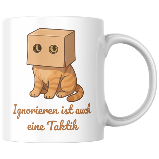 Ignorieren Ist Auch Eine Taktik Katze Kaffee Tasse