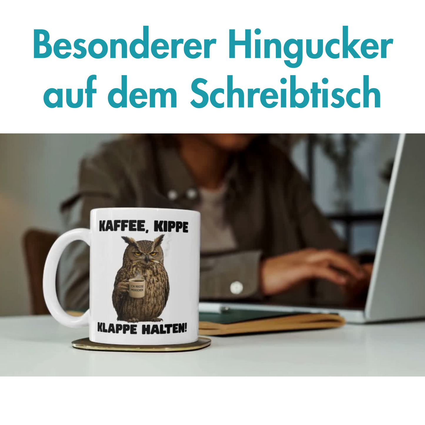 Kaffee Kippe Klappe Halten Tasse
