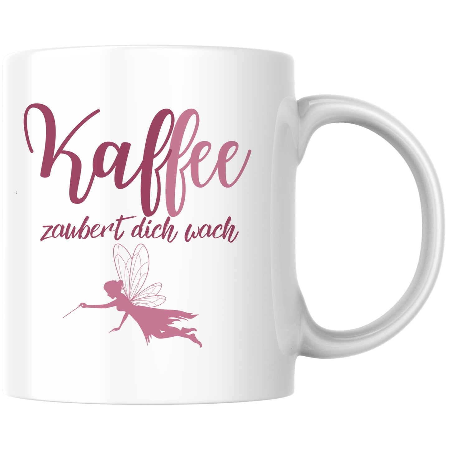 Kaffee Fee Zaubert Dich Wach Wortspiel Tasse