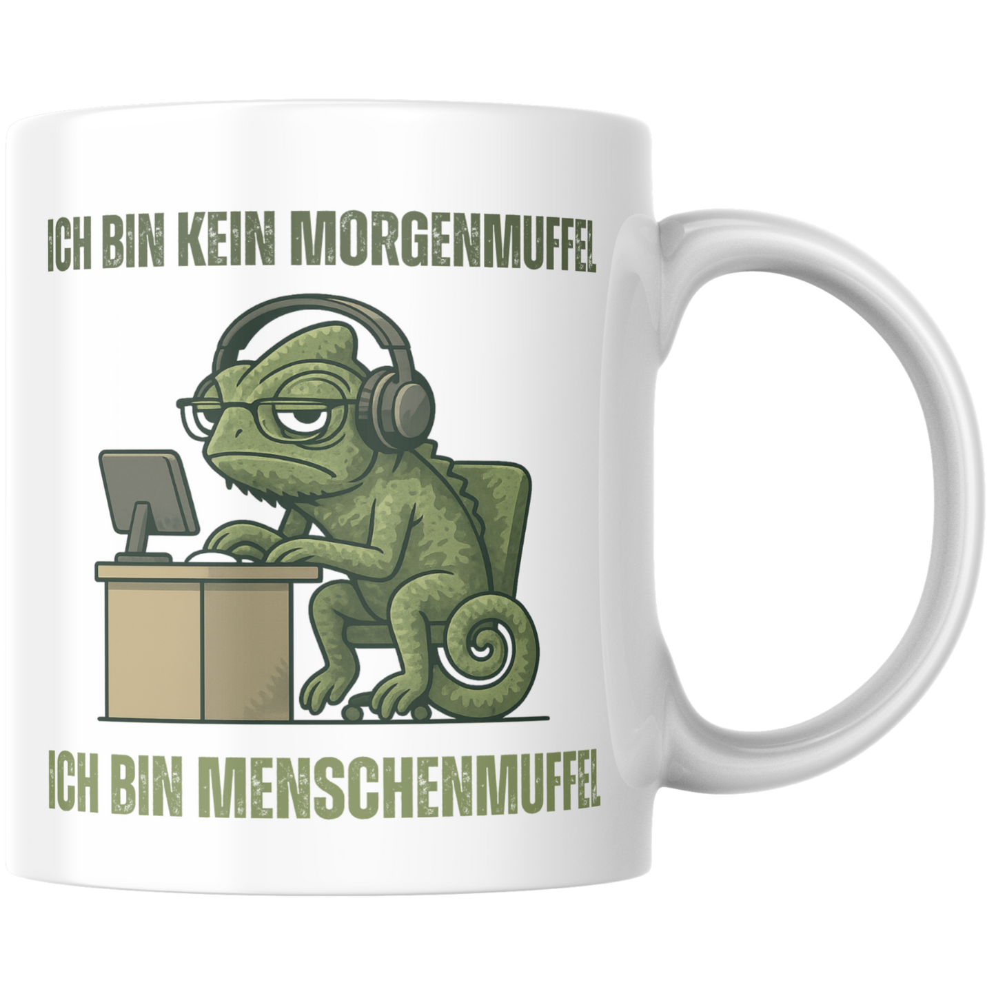 Ich Bin Kein Morgenmuffel Ich Bin Menschenmuffel Kaffee Tasse