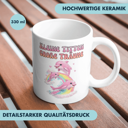 Kleine Titten Große Träume Kaffee Tasse