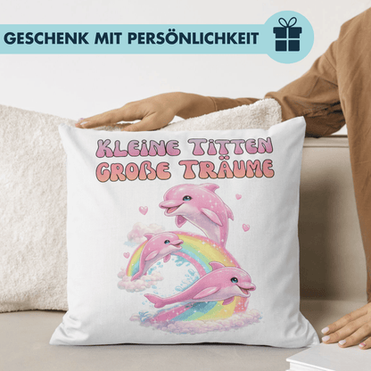 Kleine Titten Große Träume Deko Kissen