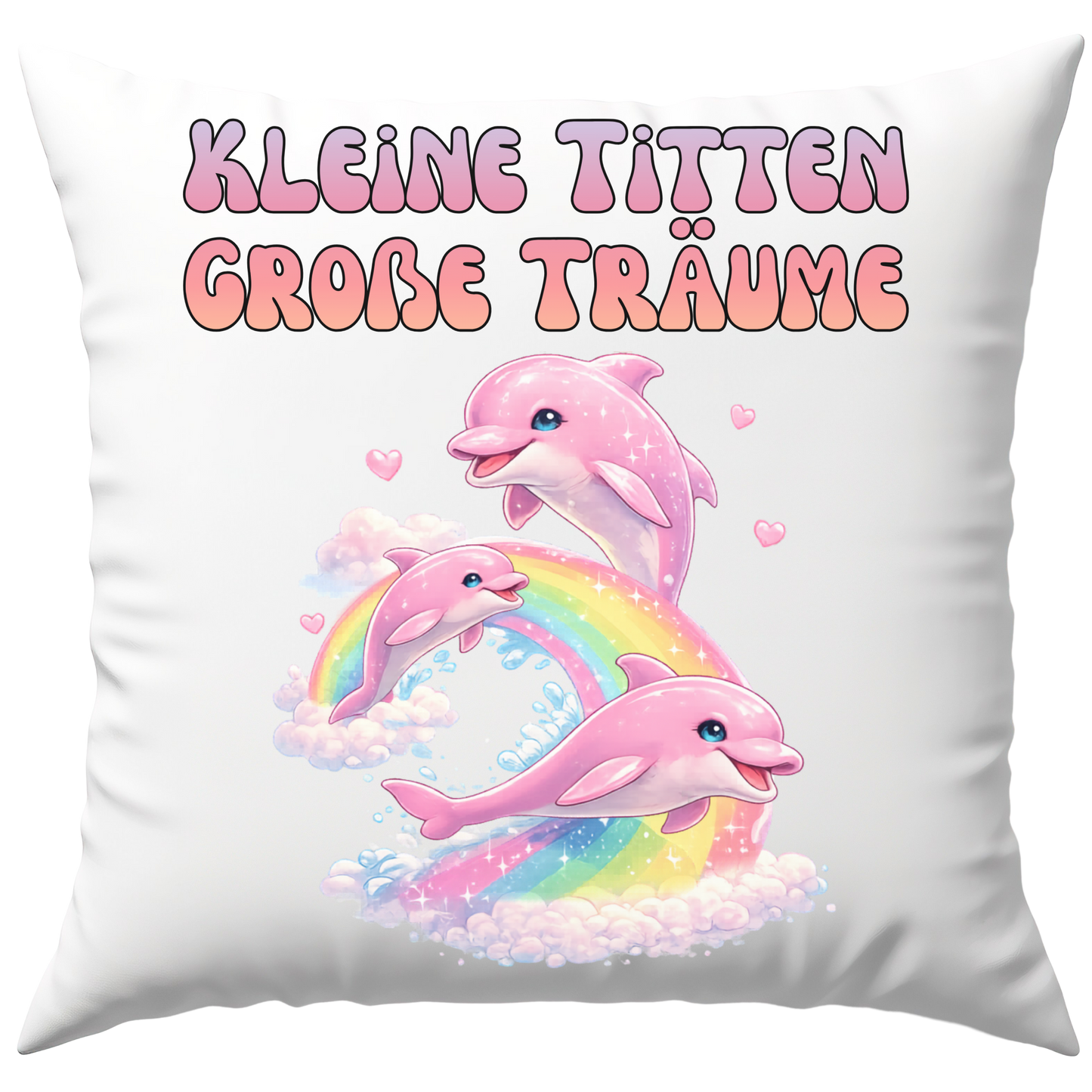 Kleine Titten Große Träume Deko Kissen