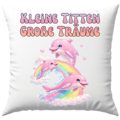 Kleine Titten Große Träume Deko Kissen