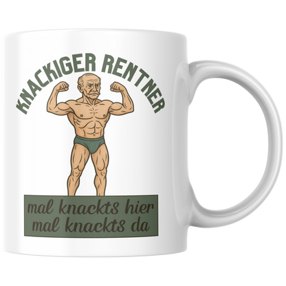 Knackiger Rentner Mal Knackts Hier Mal Knackts Da Kaffee Tasse