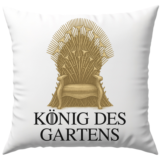 König Des Gartens Thron Fantasy Deko Kissen