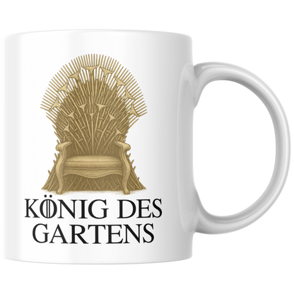 König Des Gartens Thron Fantasy Kaffee Tasse