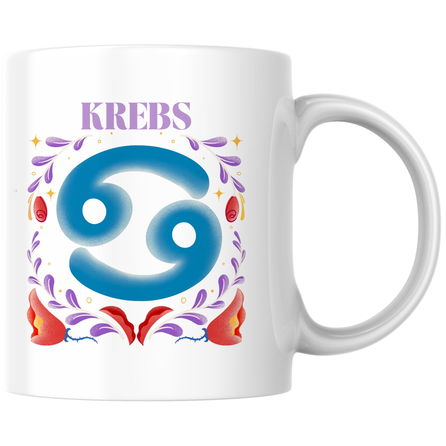 Krebs Cancer Sternzeichen Kaffee Tasse