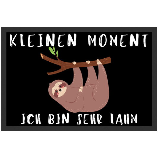Kleinen Moment Ich Bin Sehr Lahm Faultier Fußmatte