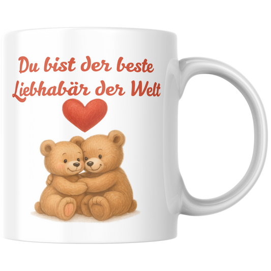 Du Bist Der Beste Liebhabär Der Welt Wortspiel Liebe Kaffee Tasse