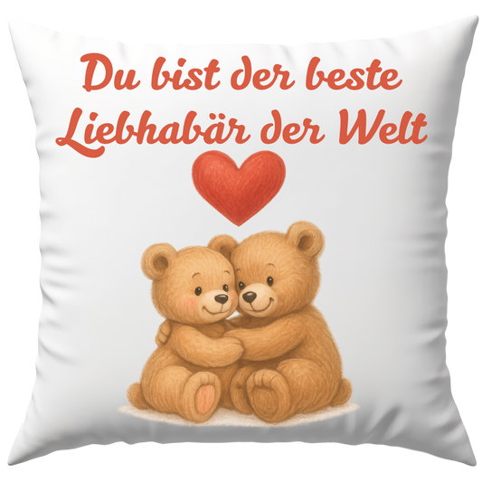 Du Bist Der Beste Liebhabär Der Welt Wortspiel Liebe Deko Kissen