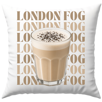 London Fog Tee Deko Kissen