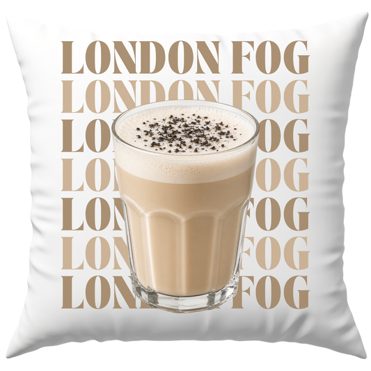 London Fog Tee Deko Kissen