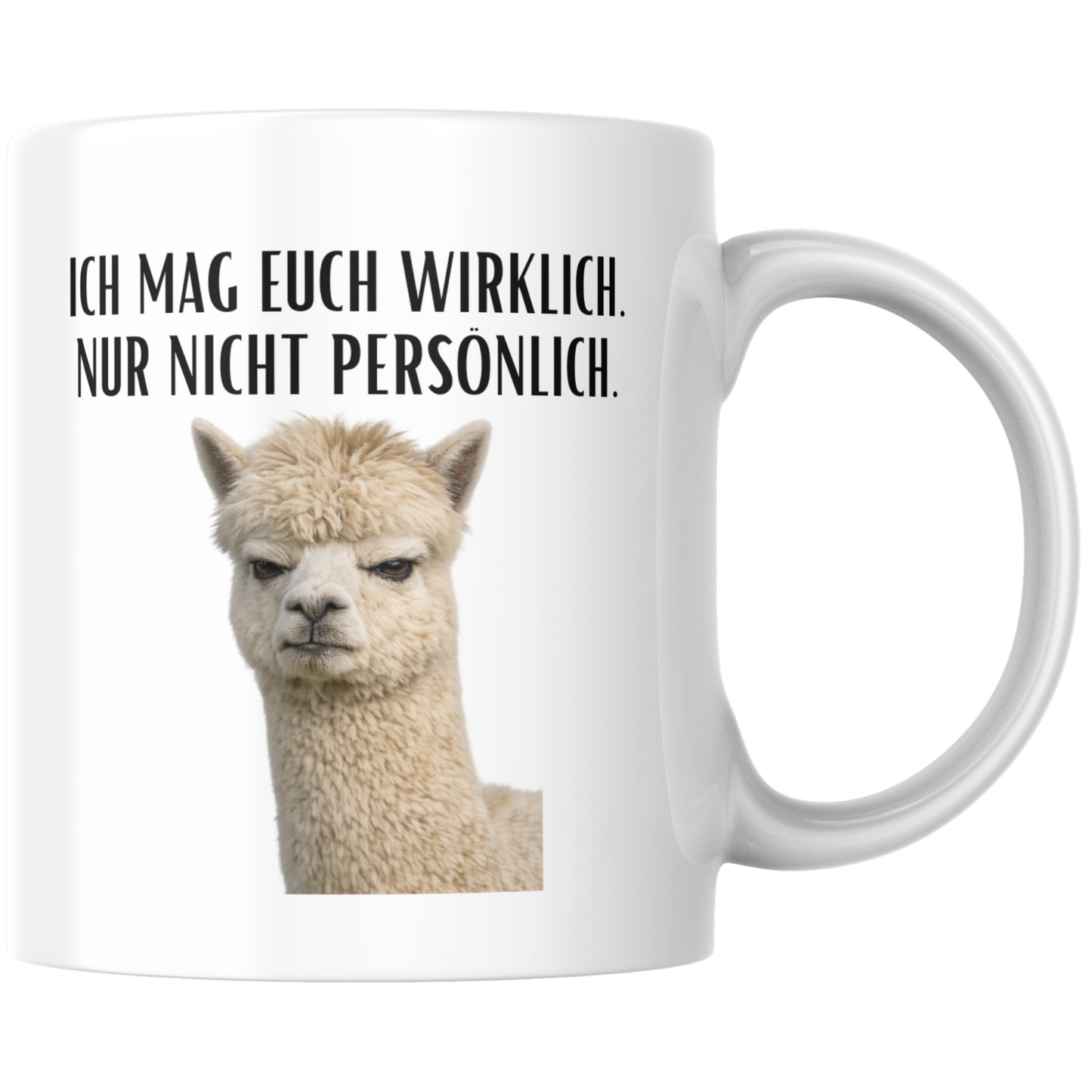 Ich Mag Euch Wirklich Nur Nicht Persönlich Kaffee Tasse