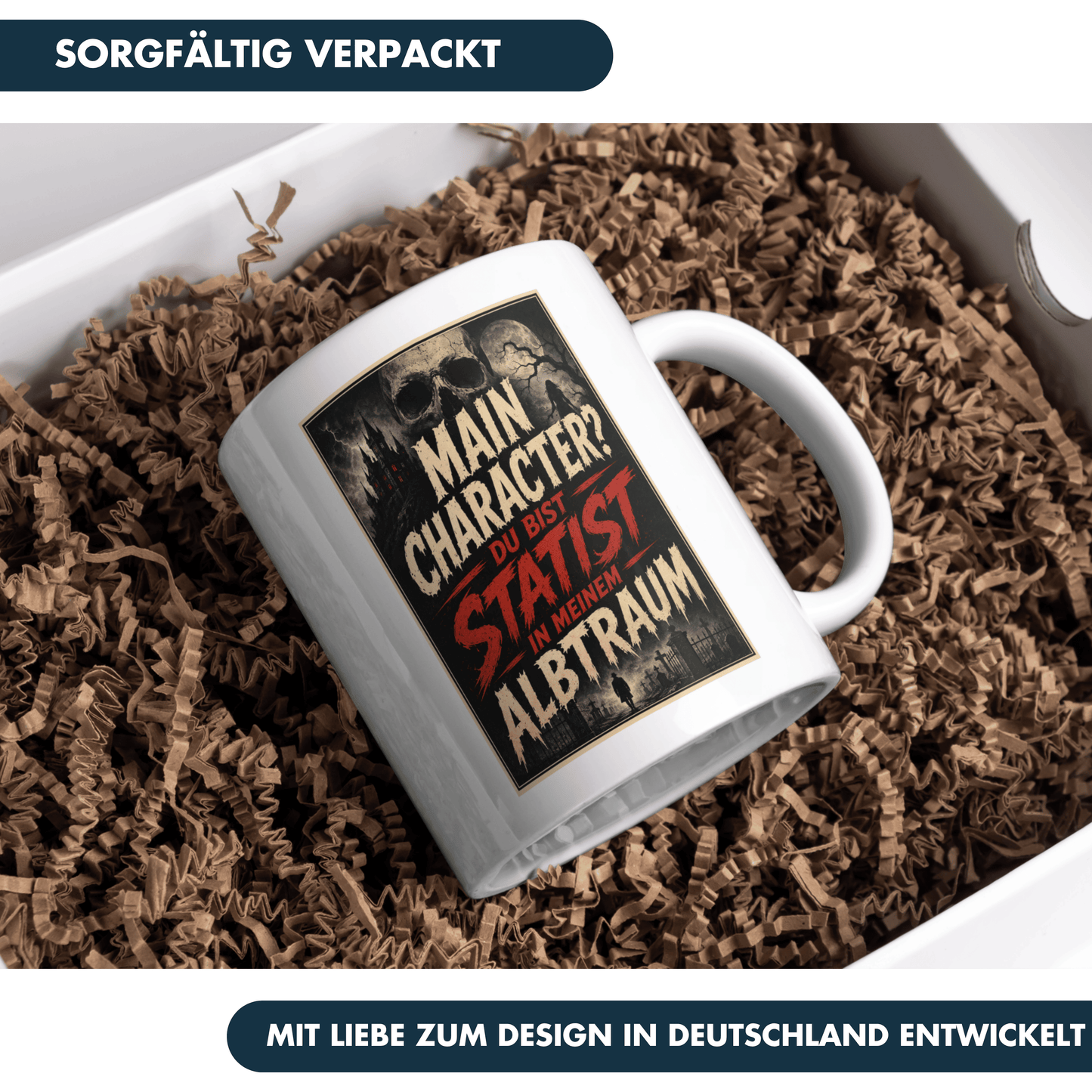 Main Charakter? Du Bist Statist In Meinem Albtraum Kaffee Tasse