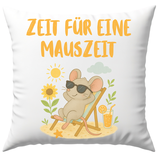 Zeit Für Eine Mauszeit Wortspiel Deko Kissen