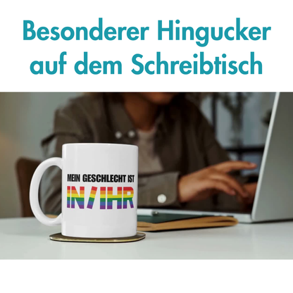 Mein Geschlecht Ist In Ihr Parodie Kaffee Tasse