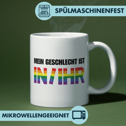 Mein Geschlecht Ist In Ihr Parodie Kaffee Tasse