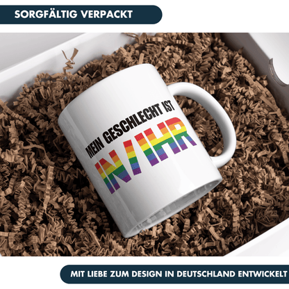 Mein Geschlecht Ist In Ihr Parodie Kaffee Tasse